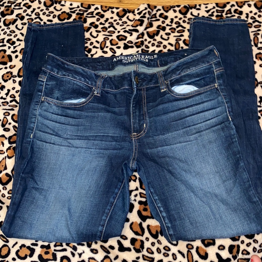 Dark wash American Eagle jeans